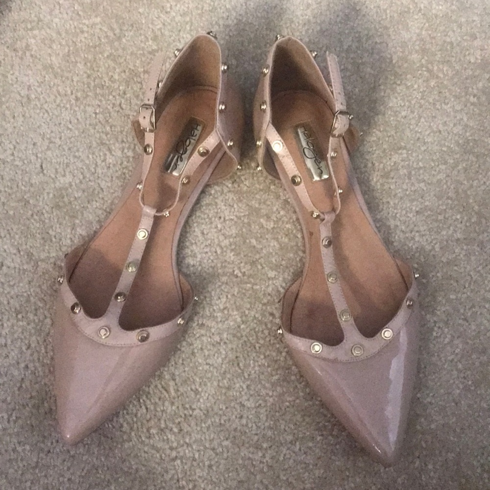 Studded-strap flats from Halogen